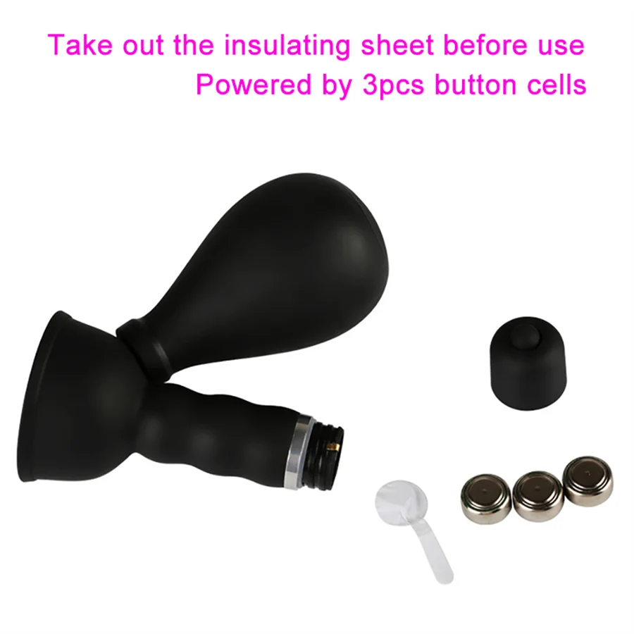 Par de Sugadores de Mamilo Vibratórios com Bomba Manual e 7 Tentáculos, Nipple Sucker - Imagem 4