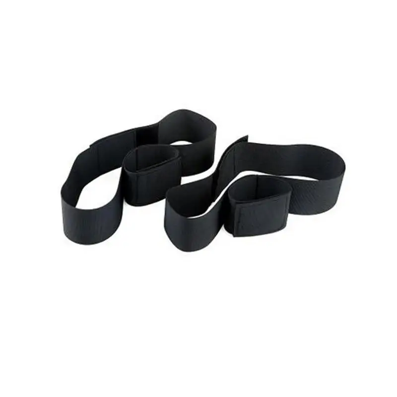 Algema de Pulso e Coxa em Tecido, Restrição BDSM com Velcro para Imobilizar (Par) - Imagem 4