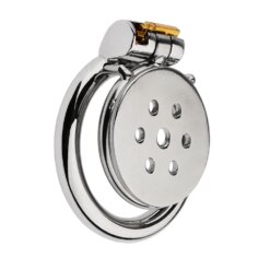 Gaiola de Castidade Super Mini em Aço Inox, Chastity Cage Masculina com Cadeado