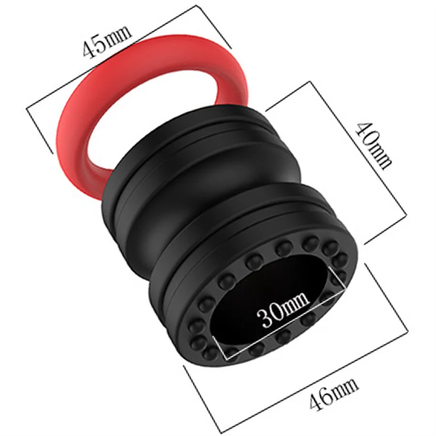 Anel Peniano e Escrotal de Silicone Removível, Lock Ring que Retarda a Ejaculação - Imagem 6