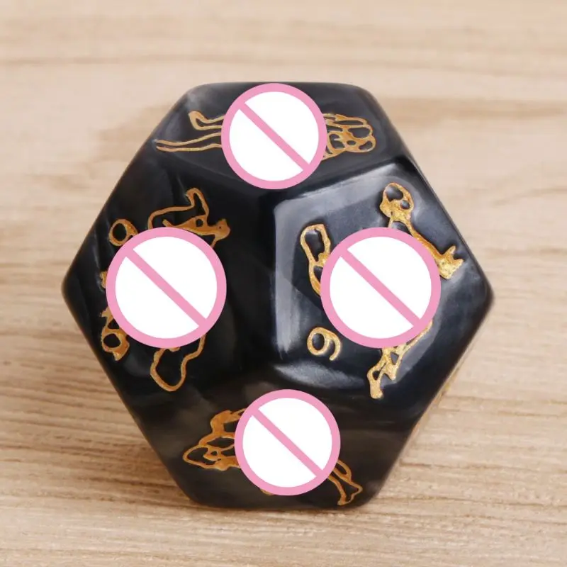 Jogo de Dados Eróticos para Casal Sex Dice com Posições e Preliminares (4 Dados) - Imagem 3
