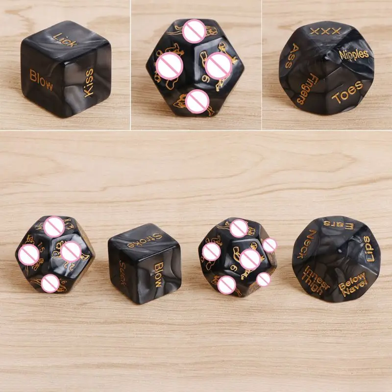 Jogo de Dados Eróticos para Casal Sex Dice com Posições e Preliminares (4 Dados) - Imagem 5