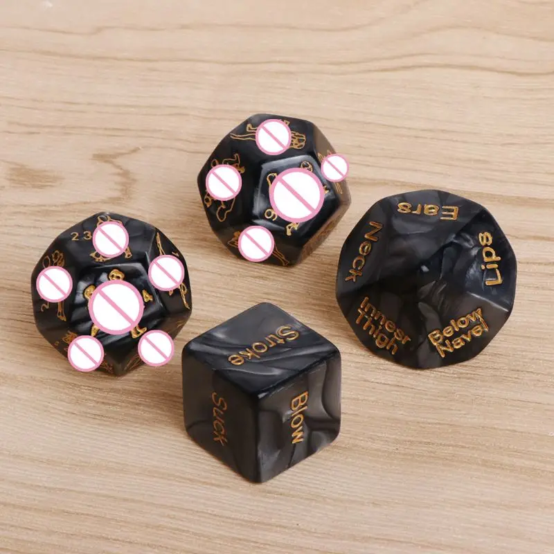 Jogo de Dados Eróticos para Casal Sex Dice com Posições e Preliminares (4 Dados) - Imagem 6