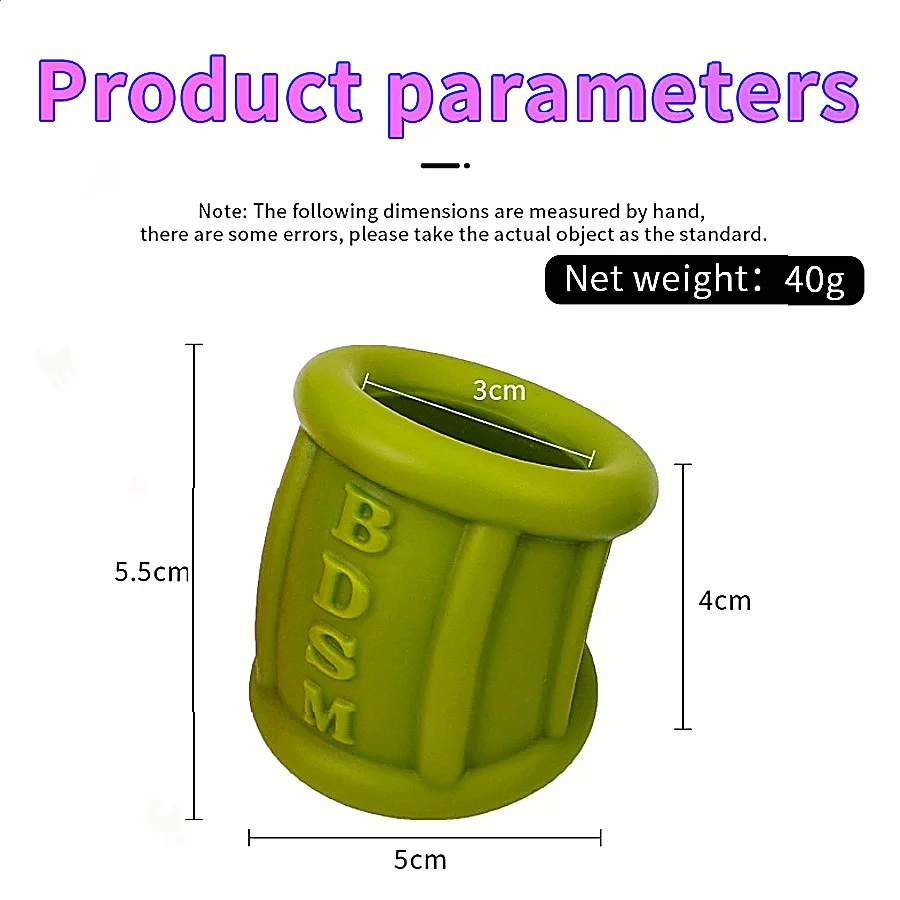 Anel Escrotal de Silicone Ball Stretcher BDSM que Retarda a Ejaculação - Imagem 3