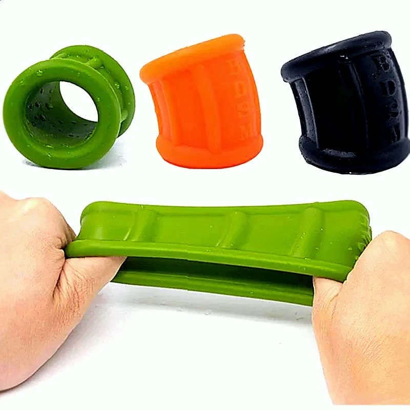 Demonstracao de elasticidade do anel escrotal