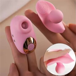 Finger Pleasure Sucker or Vibrator - Vibrador ou Sugador de Dedo