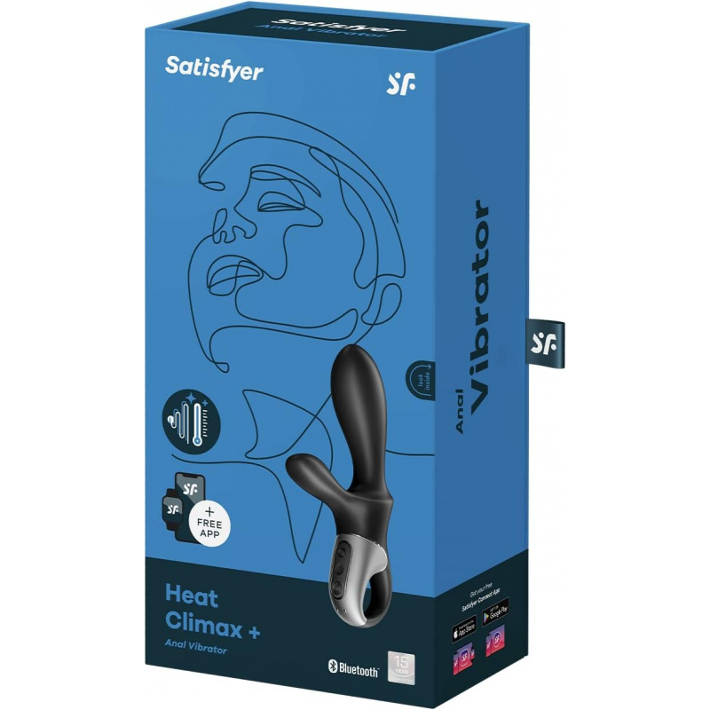 Satisfyer Heat Climax+, Vibrador Anal com Aquecimento e App - Imagem 5