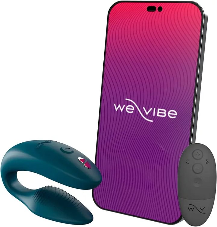 We-Vibe Sync 2, Vibrador para Casal Ajustável com App e Controle Remoto