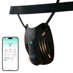 Alternative view of Masturbador Masculino Vibratório Vestível com App e Controle Remoto - 9 Modos