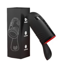 Masturbador Masculino Automático com Sucção, Vibração e Rotação 360° - Blowjob Machine