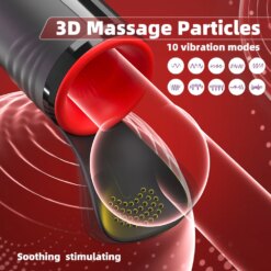 Alternative view of Masturbador Masculino Automático com Sucção, Vibração e Rotação 360° - Blowjob Machine