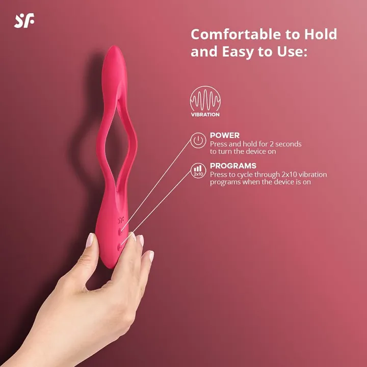 Satisfyer Elastic Joy, Vibrador Flexível Multiuso para Casal - Imagem 5