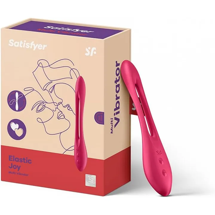 Satisfyer Elastic Joy, Vibrador Flexível Multiuso para Casal