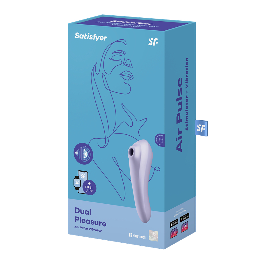 Satisfyer Dual Pleasure, Sugador de Clitóris e Vibrador de Ponto G com App - Imagem 5