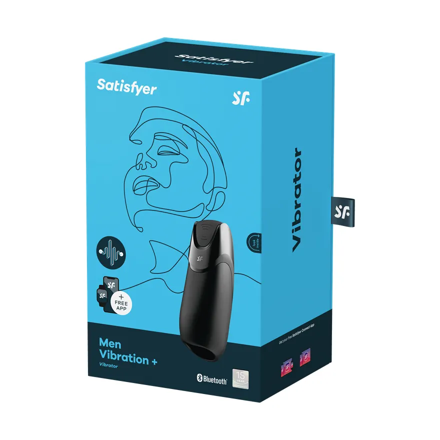 Satisfyer Men Vibration+, Masturbador Masculino Vibratório com App - Imagem 5