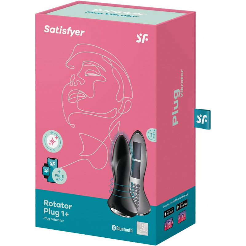Satisfyer Rotator Plug 1+, Plug Anal com Vibração e Rotação e App - Imagem 5