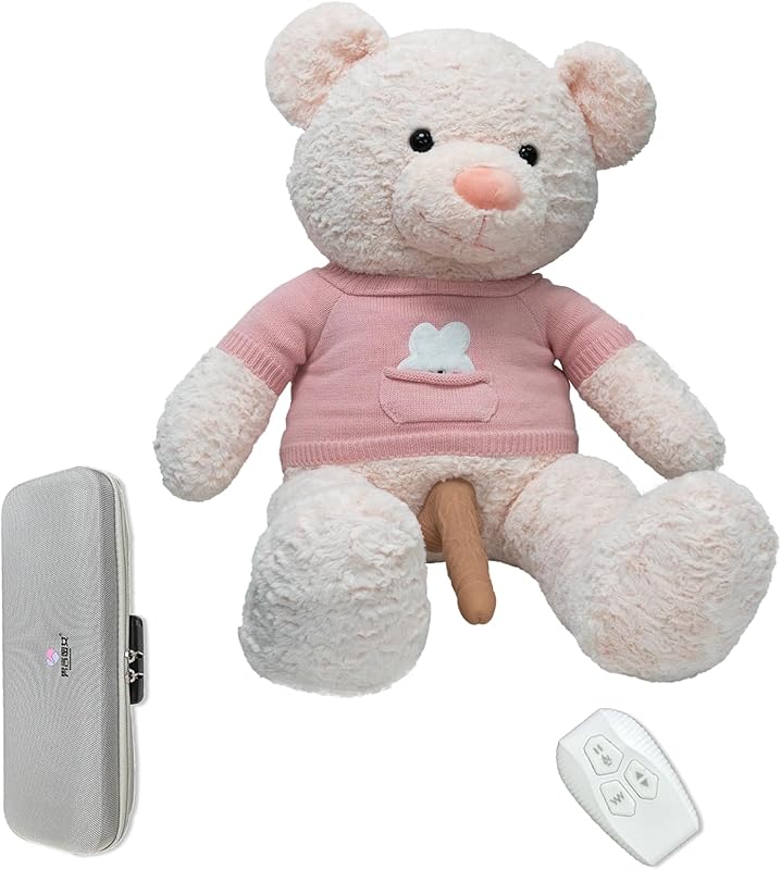 Ursinho de Pelúcia Erótico com Vibrador Telescópico, Aquecimento e Controle Remoto - Imagem 3