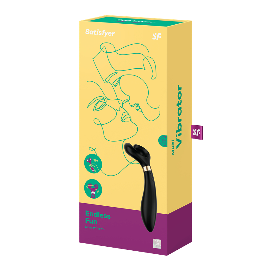 Satisfyer Endless Fun, Vibrador Multifuncional para Casais com 3 Motores e 100 Combinações - Imagem 5
