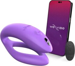 We-Vibe Sync O, Vibrador para Casal Ajustável com App e Controle Remoto