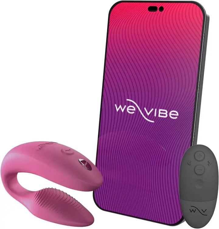 We-Vibe Sync 2, Vibrador para Casal Ajustável com App e Controle Remoto - Imagem 2