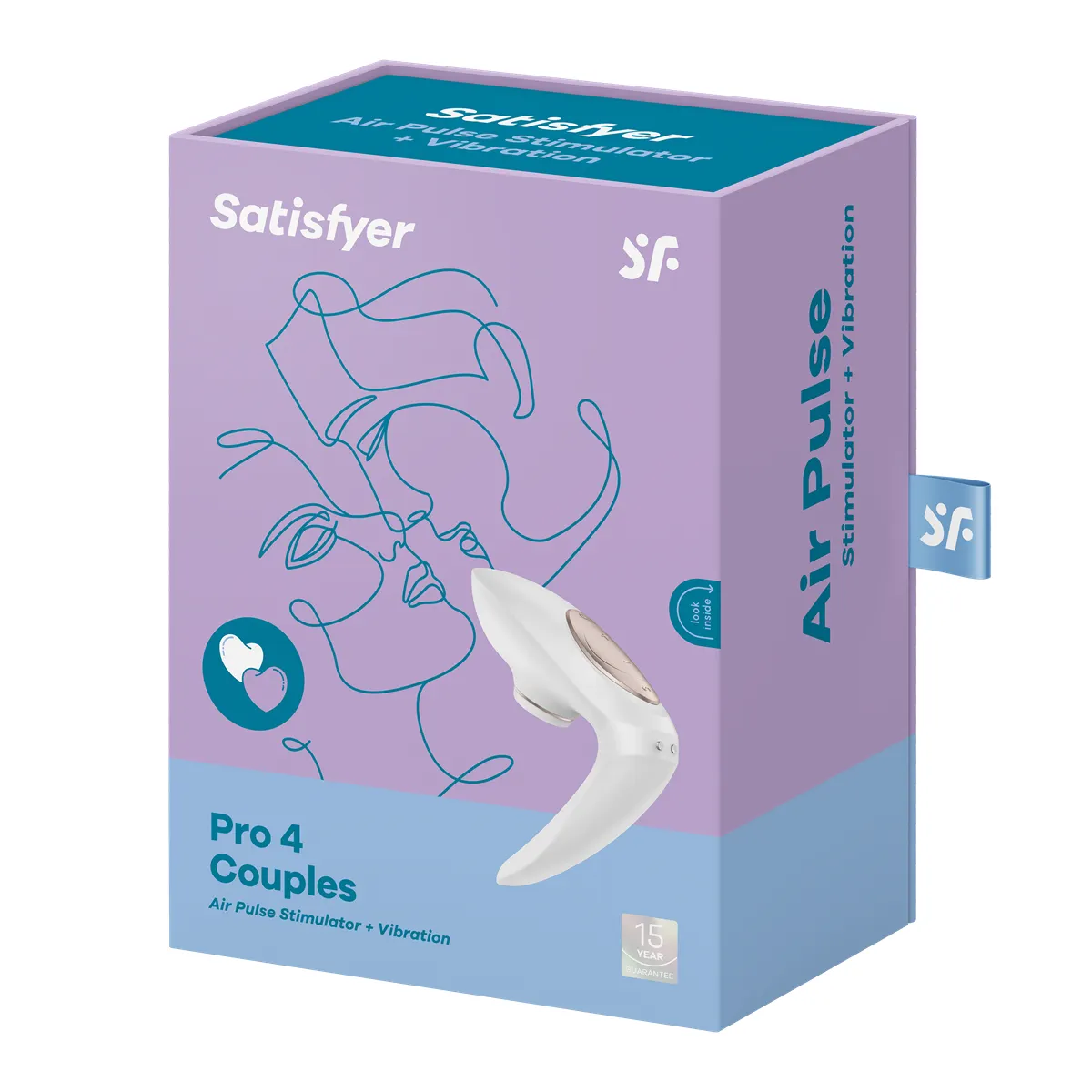 Satisfyer Pro 4 Couples, Vibrador para Casal com Air Pulse e Vibração - Imagem 4