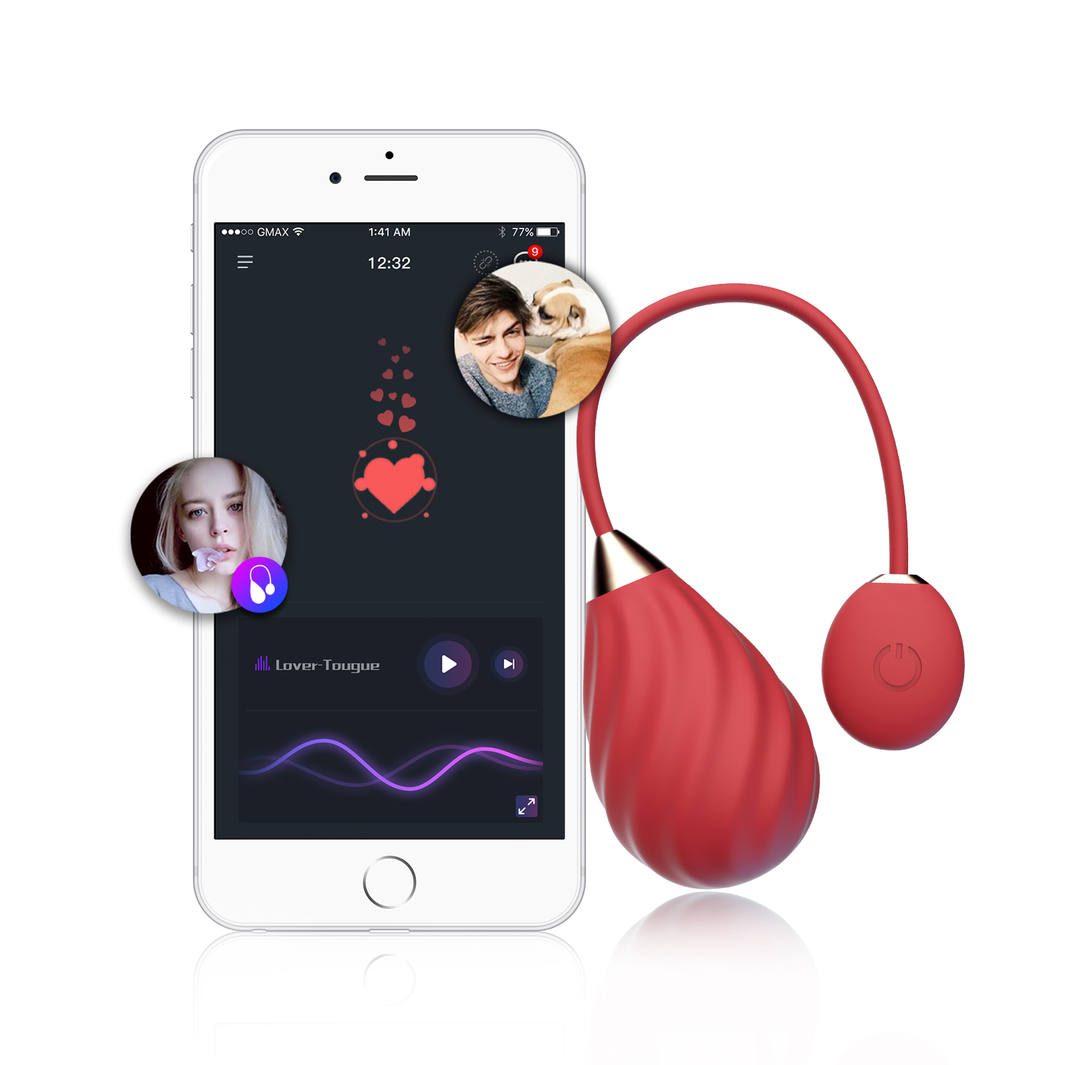 Magic Motion Magic Sundae, Love Egg Vibratório com App e Controle a Distância