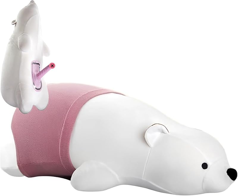 Pelúcia Erótica Premium com Vibrador Telescópico, Aquecimento e Controle Remoto