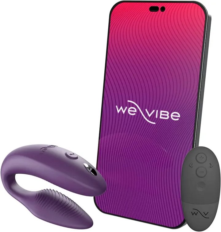 We-Vibe Sync 2, Vibrador para Casal Ajustável com App e Controle Remoto - Imagem 3