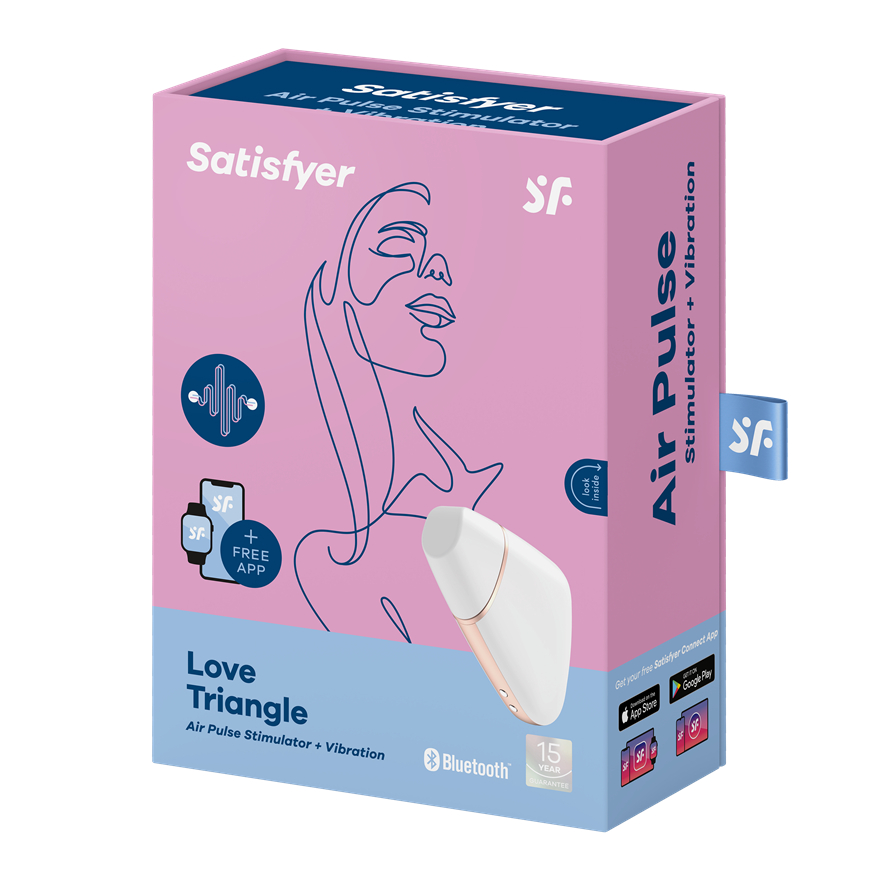 Satisfyer Love Triangle, Sugador de Clitóris com Air Pulse e App - Imagem 6