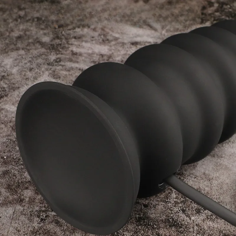 Plug Anal Inflável Expansível Silicone Bomba Manual Inflatable Butt Plug Dilatador Anal Ventosa G-Spot - Imagem 4