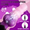 Corte mostrando os dois motores internos do plug anal vibratório, um no bulbo e outro na haste