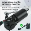 Motor DC 24V silencioso com caixa de redução e conexão plug and play da sex machine