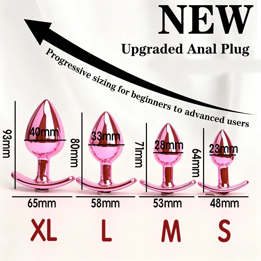 Diamond Throne Plug Anal Cromado Base Joia 4 Tamanhos - Imagem 6