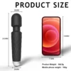 Medidas do wand vibrador Prime, 200 mm de comprimento