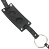 Placa central com duas argolas O-ring pra travar consolo e plug ao mesmo tempo