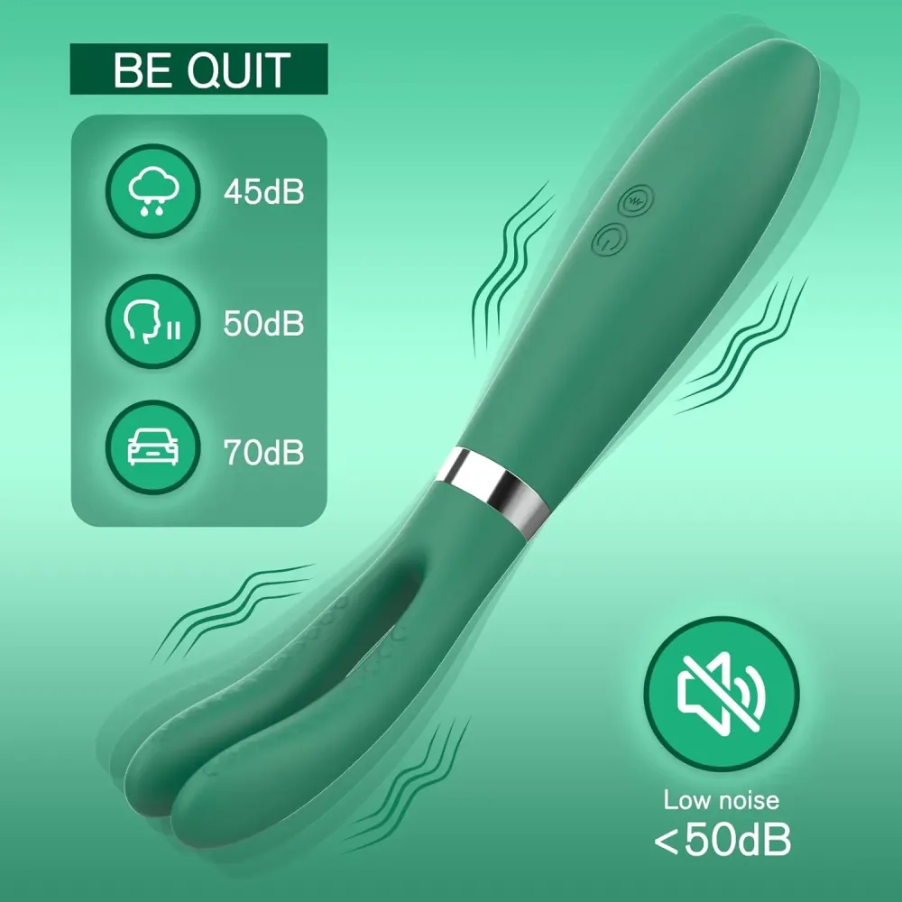 Comparativo de ruido mostrando o vibrador abaixo de 50 dB
