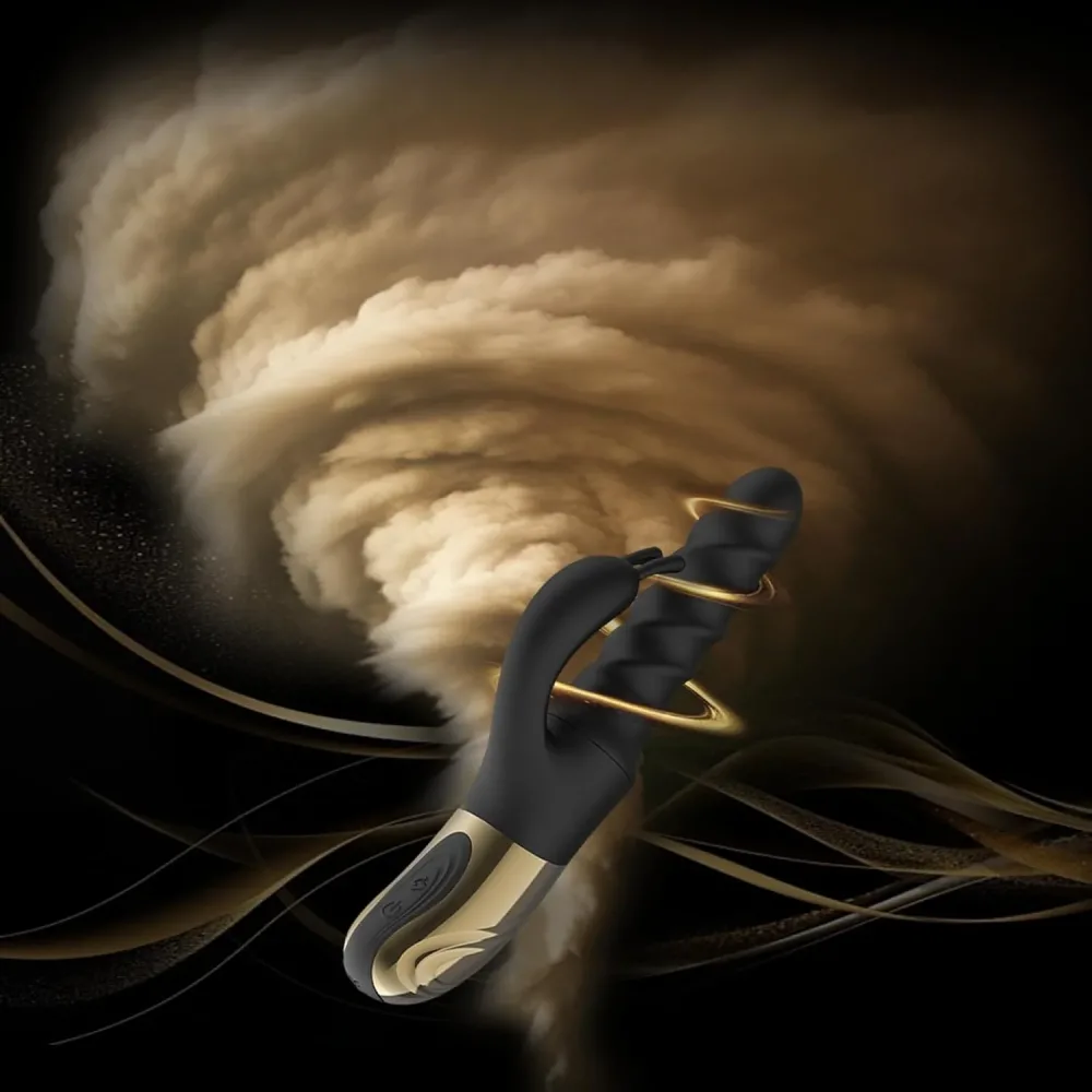 Caixa presente com vibrador Vórtice carregador USB manual e estojo