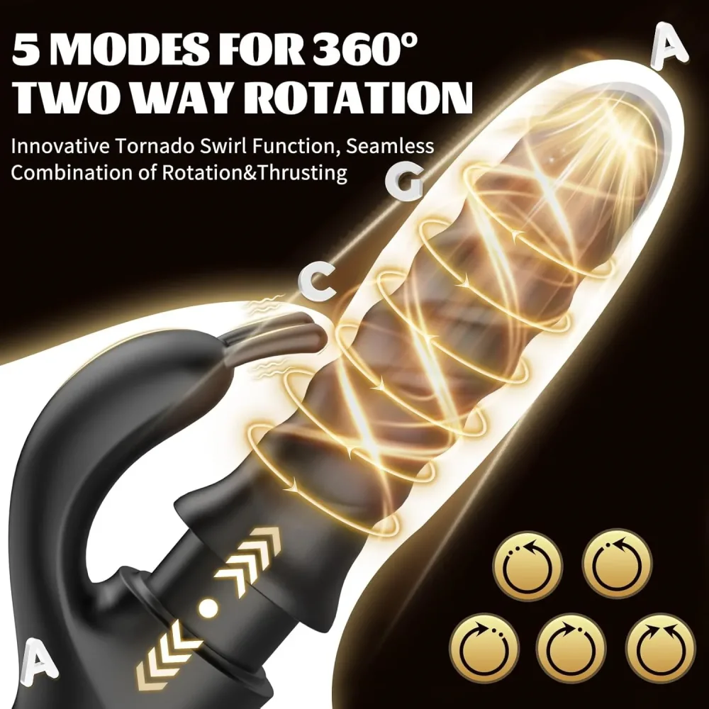 5 modos de rotação 360 graus combinada com thrust do vibrador Vórtice