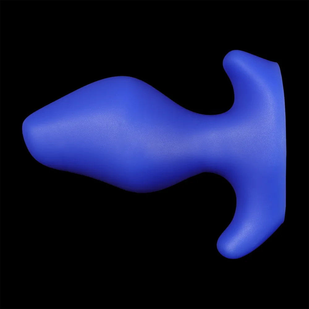 Perfil do plug anal wearable Blue Warden com pescoço estreito