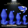 Plug anal azul Blue Warden nos tamanhos P, M, G e GG