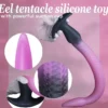 Abyss Eel: ponta afilada e textura de ventosas do tentáculo em detalhe