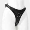 Strapon harness Corsetière de frente com O-ring de metal