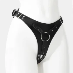 Strapon harness Corsetière de frente com O-ring de metal