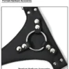 O-ring de metal e rebites do strapon Domina