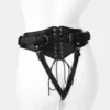 Harness de pegging de costas com amarração de espartilho