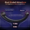 Medidas do vibrador: 28 cm de curva, 21 cm em linha reta, esferas de 3,5 cm e 2,6 cm