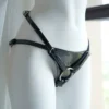 Harness de pegging Noir de verniz vista lateral