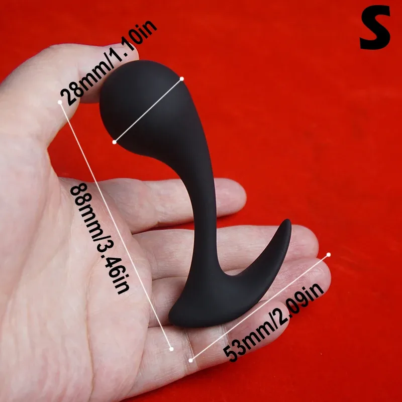 Obedience Plug: plug anal de próstata tamanho P com esfera de 2,8 cm